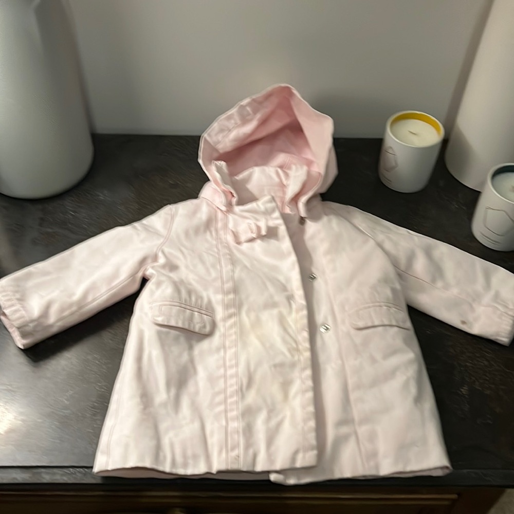 Pink jacadi fall/winter coat. 18 months.
